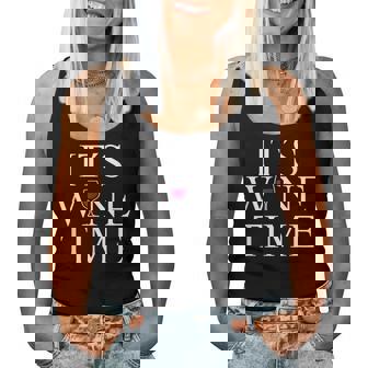 Wine Lovers Wine Time 赤ワインワインメーカー レディースタンクトップ - Kawaiitshirt