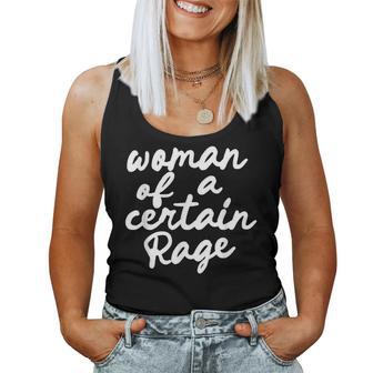 Woman Of A Certain Rage Women Tank Top - Thegiftio UK