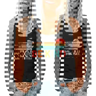 World Kindness Day Be Kind Hand Sign Peace Choose Kindness Women Tank Top - Monsterry