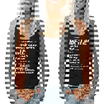 Wrestling Girl Definition Sports Women Tank Top | Mazezy