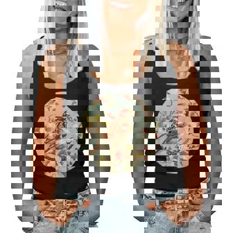 かわいい花のスズメの花の家のスズメ。 レディースタンクトップ - Kawaiitshirt