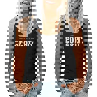 イベントのセキュリティ安全ガードの服装男性女性ecurity 長袖tシャツ レディースタンクトップ - Kawaiitshirt