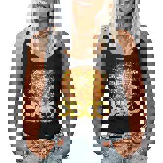 ディスコフィーバーコスチューム女性男性-ダンステーマパーティー用品 レディースタンクトップ - Kawaiitshirt