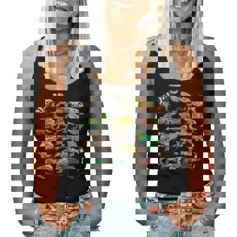 トカゲイグアナ クールな爬虫類タイプ – 男性、女性、男の子、女の子。 レディースタンクトップ - Kawaiitshirt