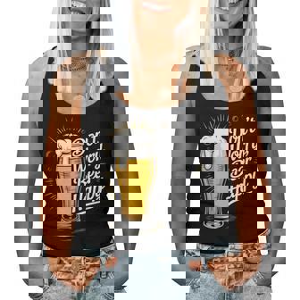 ビール ハッピー ビール好き Don't Worry Beer Happy Beer Drinker レディースタンクトップ - Kawaiitshirt