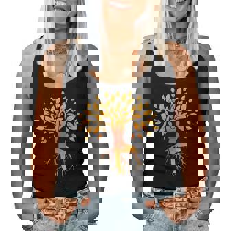 ヨガツリー 女性 男性 瞑想 レディースタンクトップ - Kawaiitshirt