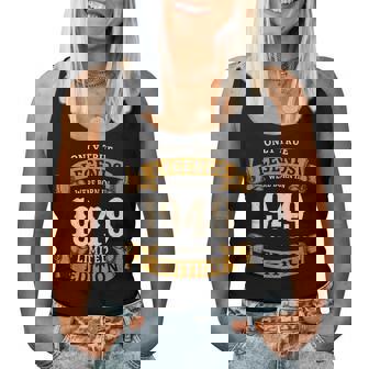 ヴィンテージ 1949 ギフト 男性 女性 長寿祝い 1949年生まれ 喜寿祝い ユニークな誕生日プレゼント レディースタンクトップ - Kawaiitshirt