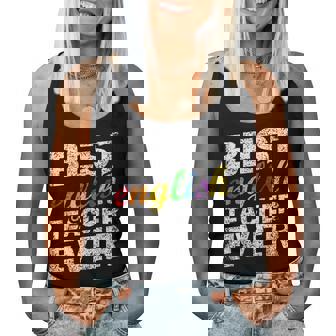 最高の英語教師 文法 クラス 男性 女性 教員 英語教師 レディースタンクトップ - Kawaiitshirt