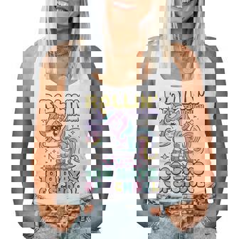 100 Days Of School Girls Teacher 100Th Day Of School Unicorn Women Tank Top | Seseable FR