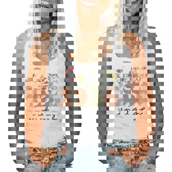 90 Years Old Vintage 1936 90Th Birthday Wildflower Women Women Tank Top | Seseable UK