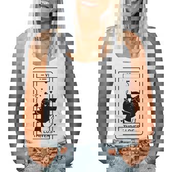 Amantes De Las Cartas Del Tarot Divertido Gato Mamá Día De La Madre Es Niñas Camiseta sin mangas para mujer - Regaloses