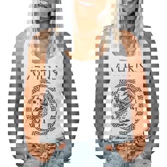 Athens Ancient Greece Athenian Owl Women Tank Top | Mazezy