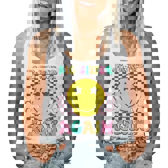 Big Sister Again Groovy Big Sister Girls Toddlers Women Tank Top - Seseable