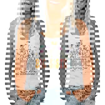 Big Sister Of The Little Wildflower Birthday Girl Party Women Tank Top | Seseable CA