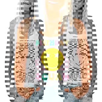 Birthday Squad Groovy Matching Family Birthday Squad Women Tank Top | Seseable UK