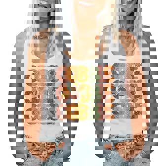 Bling Bling Thanksgiving Gobble Turkey Family Women Tank Top | Seseable CA