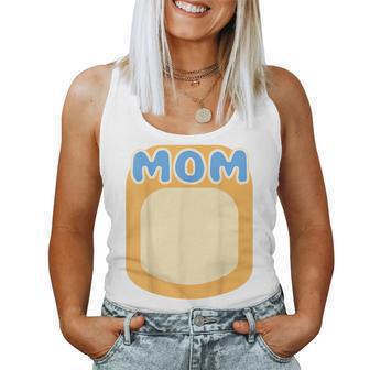 Blue Dog Mom Family Matching Mum Heeler Halloween Costume Women Tank Top - Thegiftio UK