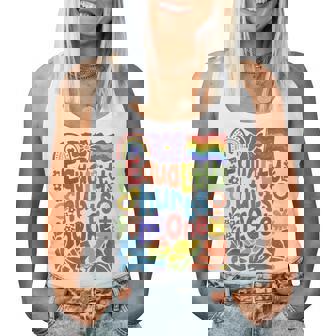 Boho Floral Equality Hurts No One Support Lgbtq Pride Month Women Tank Top | Seseable FR