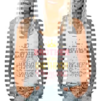 Brother Of The Birthday Princess Girl Matching Family Party Women Tank Top | Mazezy