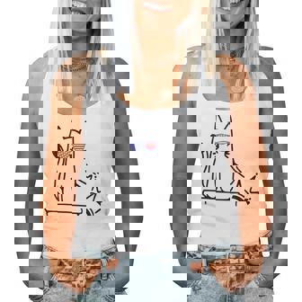 Cat No Kings In America Political Cat Lady Women Tank Top - Thegiftio