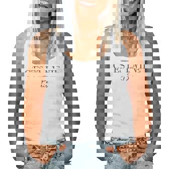 C'est Laie Blanca Camiseta sin mangas para mujer - Regaloses