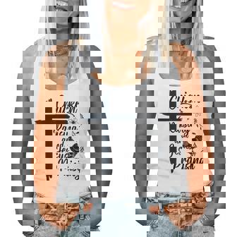 Chicken Raising And Jesus Praising Farm Religious Christians Women Tank Top - Monsterry