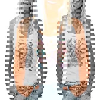 Coquette Christmas Tree Nutcrackers Ballet Xmas Girls Women Tank Top - Monsterry