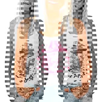 Cowgirl Disco Outfit Rodeo Bachelorette Party Let's Go Girls Women Tank Top | Seseable UK