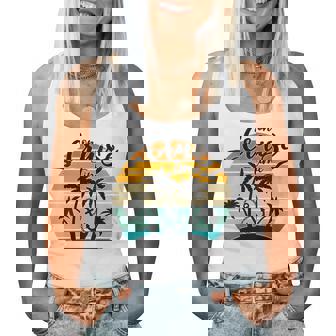 On Cruise Time Palm Trees Cruising Family Vacation Friends Women Tank Top | Mazezy