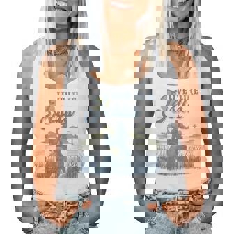 Cute Christian Cowgirl Live Like Jesus Western Faith Boho Women Tank Top | Mazezy