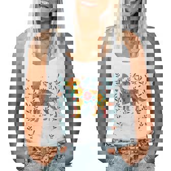 Cute Dog Just A Girl Who Loves Dogs Women Tank Top - Monsterry