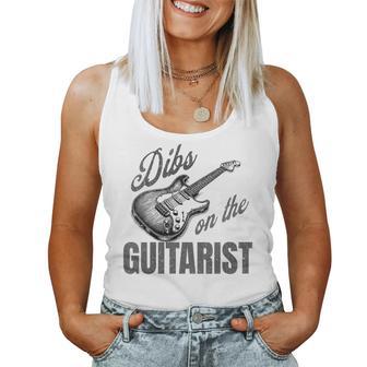 Dibs About The Woman Guitarist Guitarist Women Tank Top - Monsterry