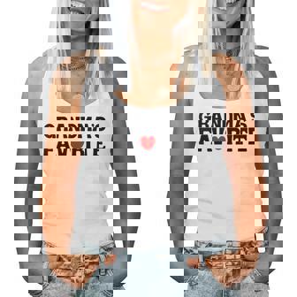 Famille Mignonne Préférée De Grand-Mère Pour Petit-Fils Petite-Fille Débardeur pour femme - Cadeauxyz