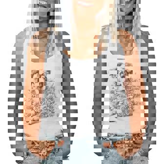 Floral Australian Shepherd Dog Aussie With Flowers Women Tank Top | Mazezy