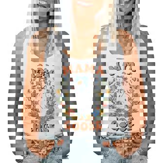 Floral Mama Goose Silly Goose Matching Family 1St Birthday Women Tank Top | Seseable FR