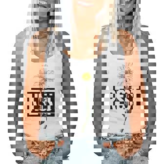 Floral Protest Resist Political For Activists Women Tank Top - Seseable