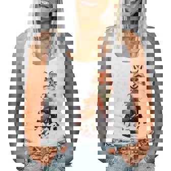 Fox Cute Just A Girl Who Loves Foxes Women Tank Top - Monsterry