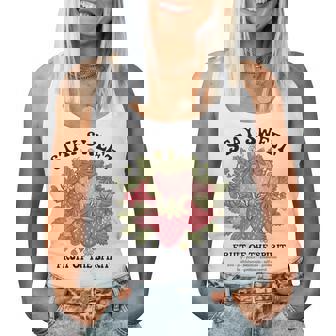 Fruit Of Spirit Strawberry Boho Trendy Christian Church Crew Women Tank Top | Seseable CA