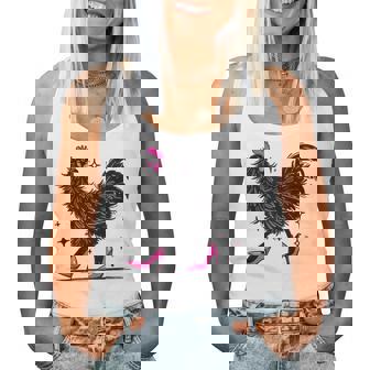 Chicken In Pink Heels Color Women Tank Top - Thegiftio