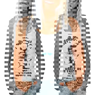 Sarcastic Black Cat Meme We Do Not Care Club Wdnc Cat Women Tank Top | Seseable CA