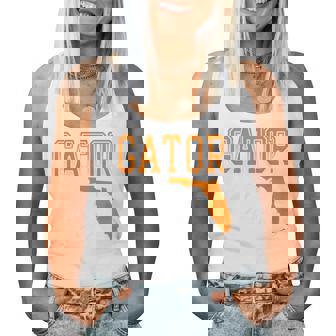 Gator Girl Florida Heart Map Shape Souvenir For Women Women Tank Top - Thegiftio