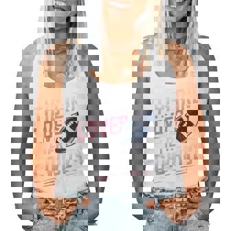 This Girl Loves Her Cowboys Vintage Retro Women Tank Top | Seseable UK