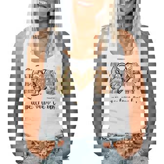 Girls Peace Love Mini Holland Lop Bunny Rabbit Lover Women Tank Top - Thegiftio