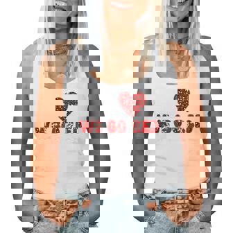 We Go Red Heart Disease Awareness Leopard Women Tank Top | Seseable FR