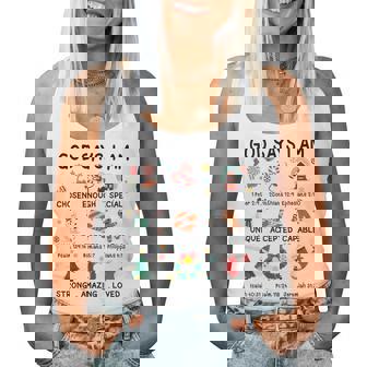 God Says I Am Cute Christmas Xmas Christian Boys Girls Women Tank Top | Mazezy