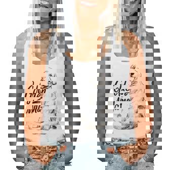 Golden Mama White Golden Retriever Mom Dog Love Puppy Women Tank Top - Thegiftio