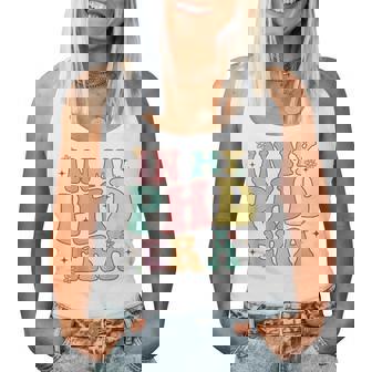 Groovy In My Phd Era Doctorado Graduación Camiseta sin mangas para mujer - Regaloses