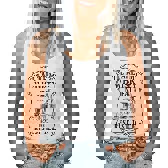 I'll Take My Whiskey Vintage Neat Because Ice Women Women Tank Top - Thegiftio