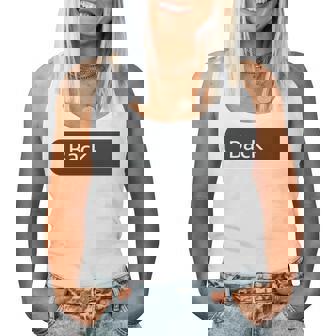 Instructor Printed On Back Only Work Office Teacher Women Tank Top - Thegiftio