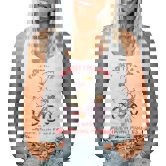 Ivf Mom Infertility Sorry I'm Late I Was Retrieving My Eggs Women Tank Top | Mazezy